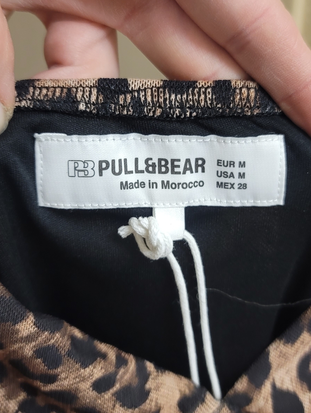 NWT Pull&Bear Brown Leopard Print Slip Dress - Picture 10 of 13